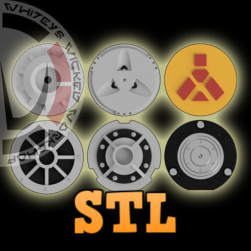 Star Wars Inspired Refrigerator Magnets STL 3D Print File 3D print model