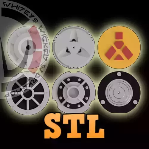 Star Wars Inspired Refrigerator Magnets STL 3D Print File