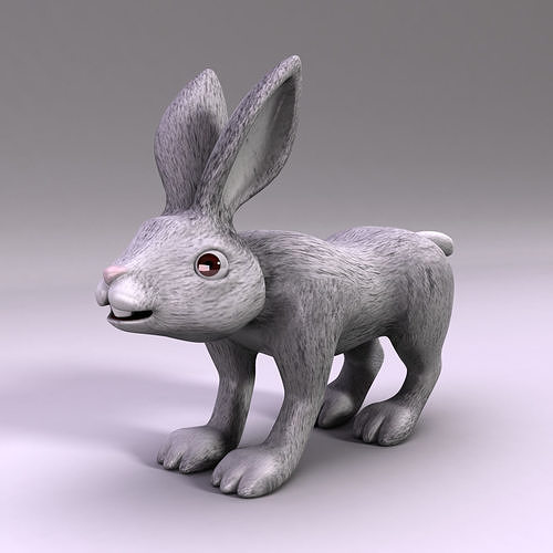 Rabbit Low-poly 3D model