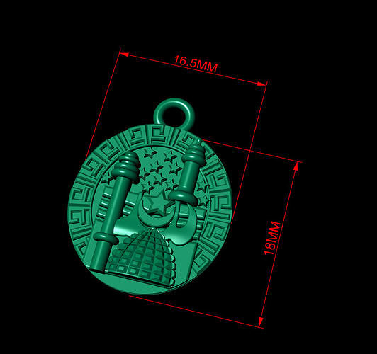 Makakh madina pendent  3D print model
