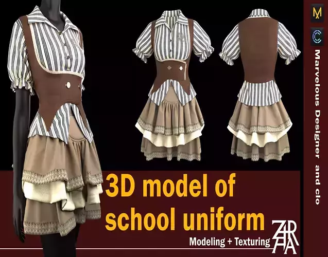 School uniform model 