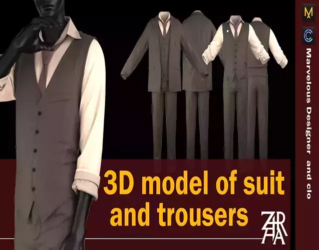 Suit and pants mode
