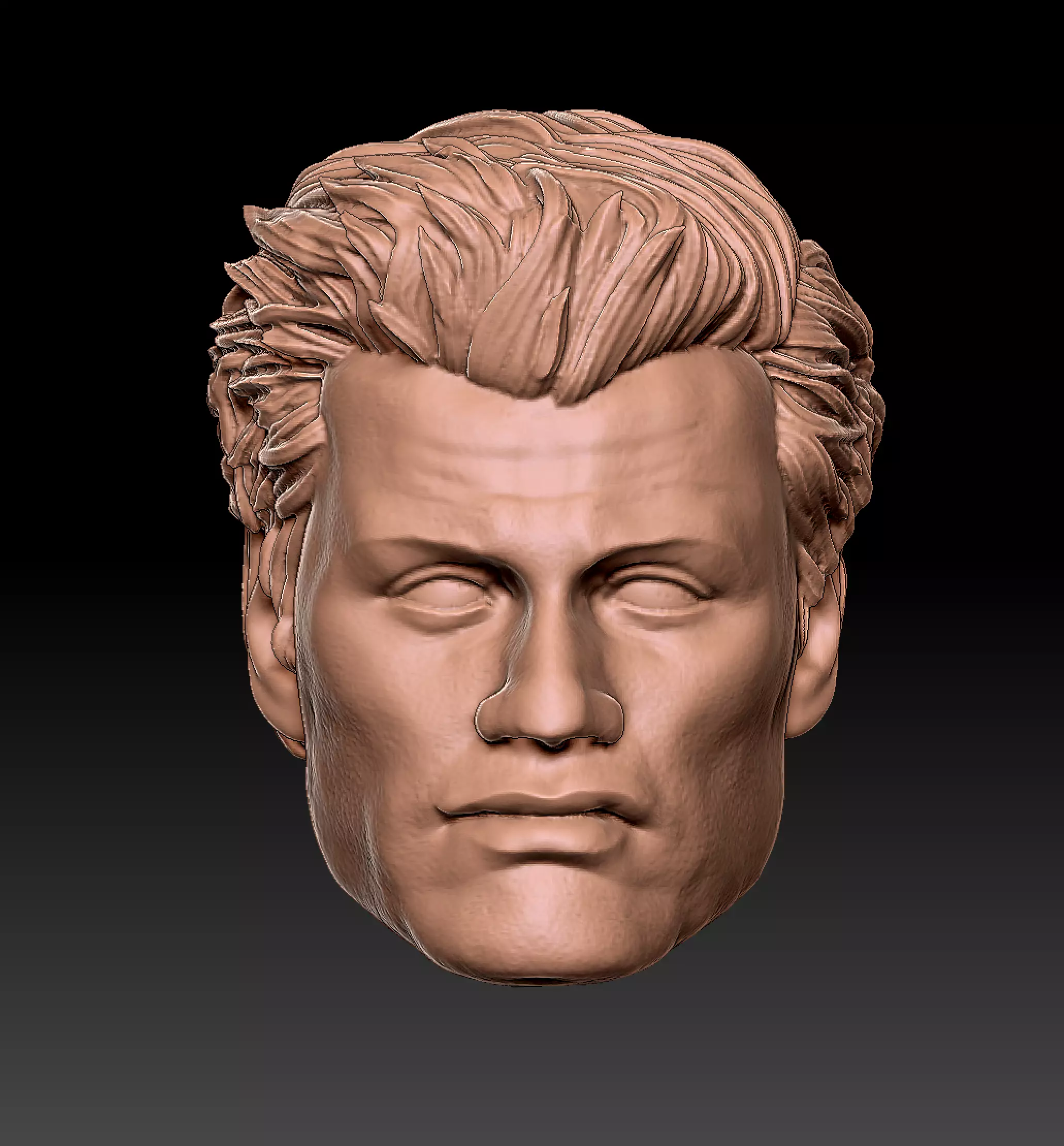 Dolph Lungren Young 3D print model