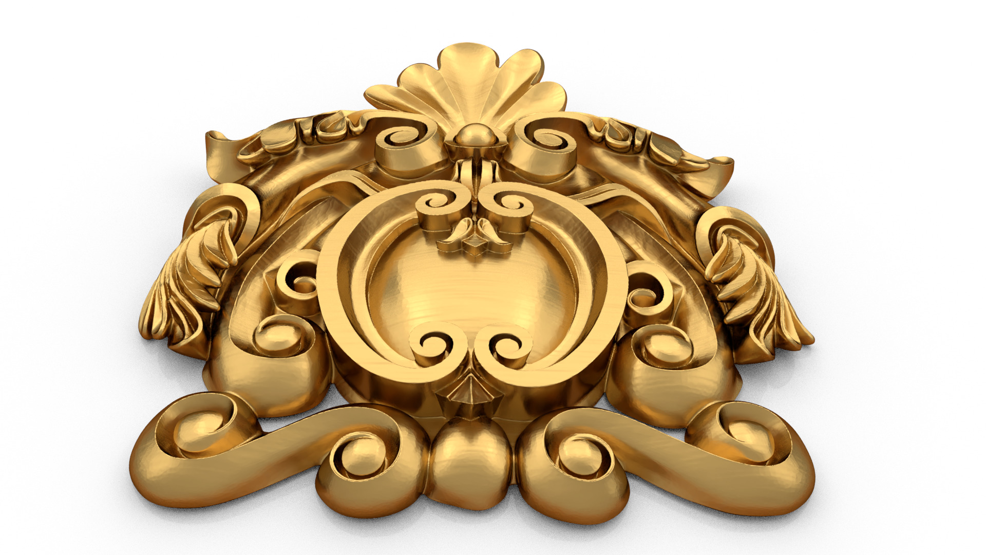 carved classic decorative ornament cnc 3d printing stl 07 3D model_3