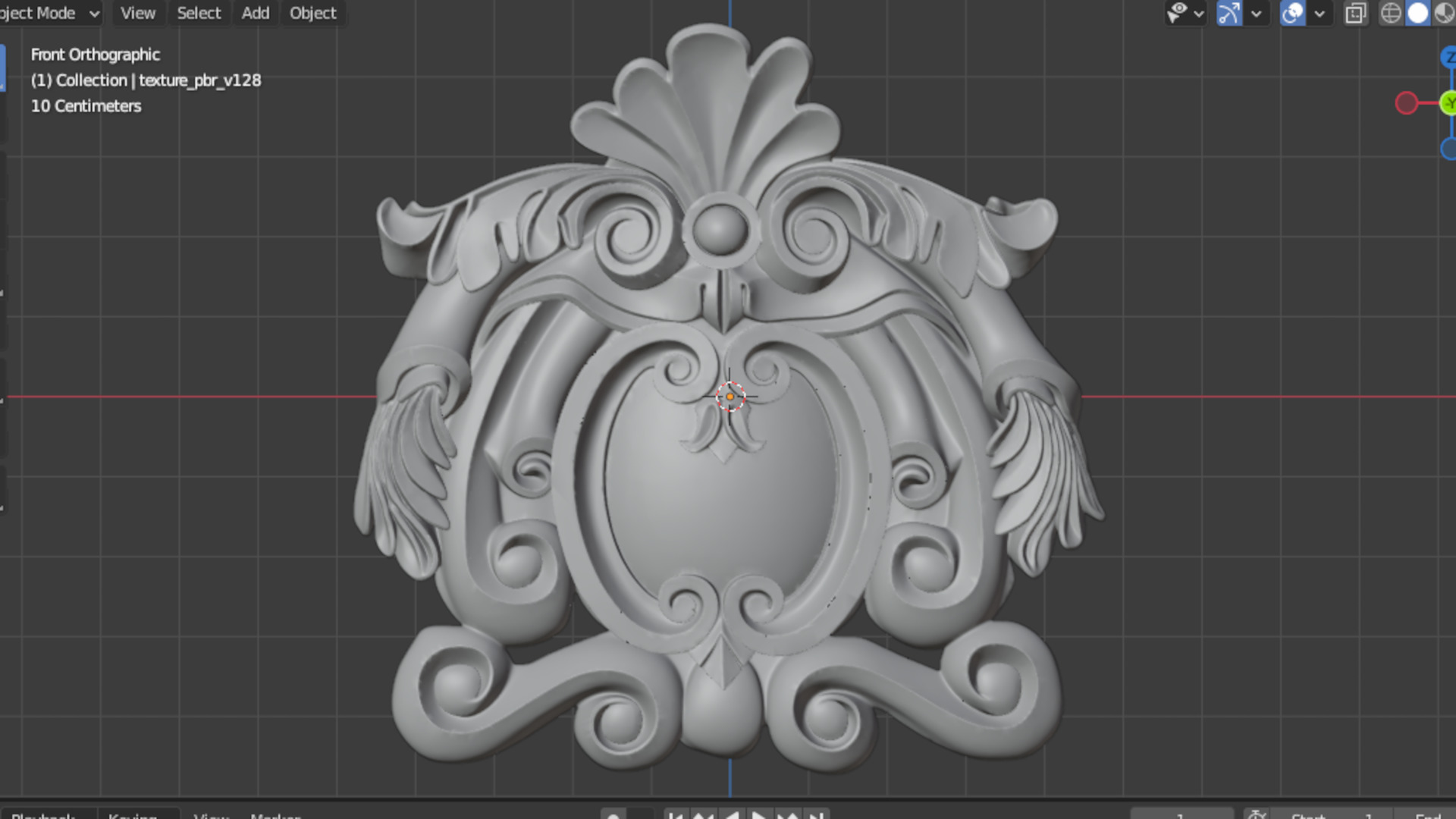 carved classic decorative ornament cnc 3d printing stl 07 3D model_6