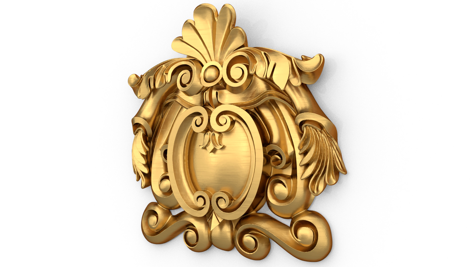 carved classic decorative ornament cnc 3d printing stl 07 3D model_1