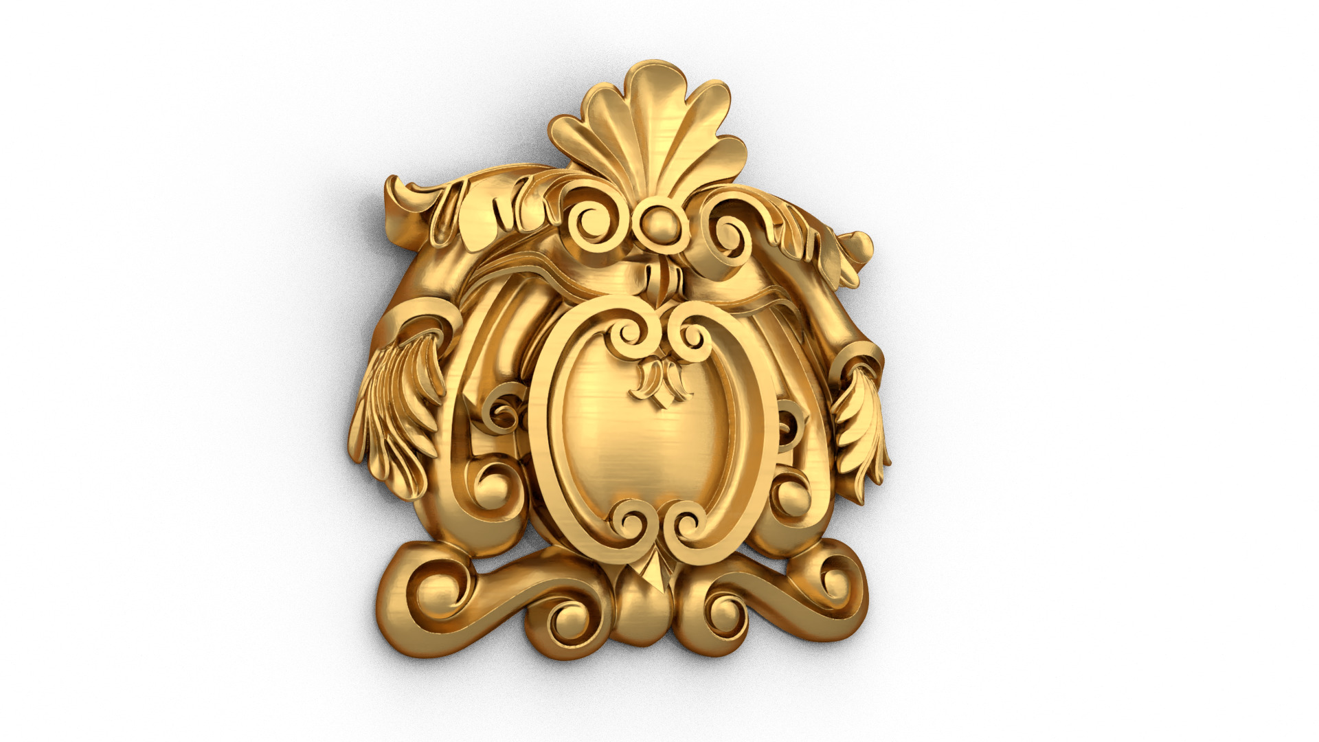 carved classic decorative ornament cnc 3d printing stl 07 3D model_2