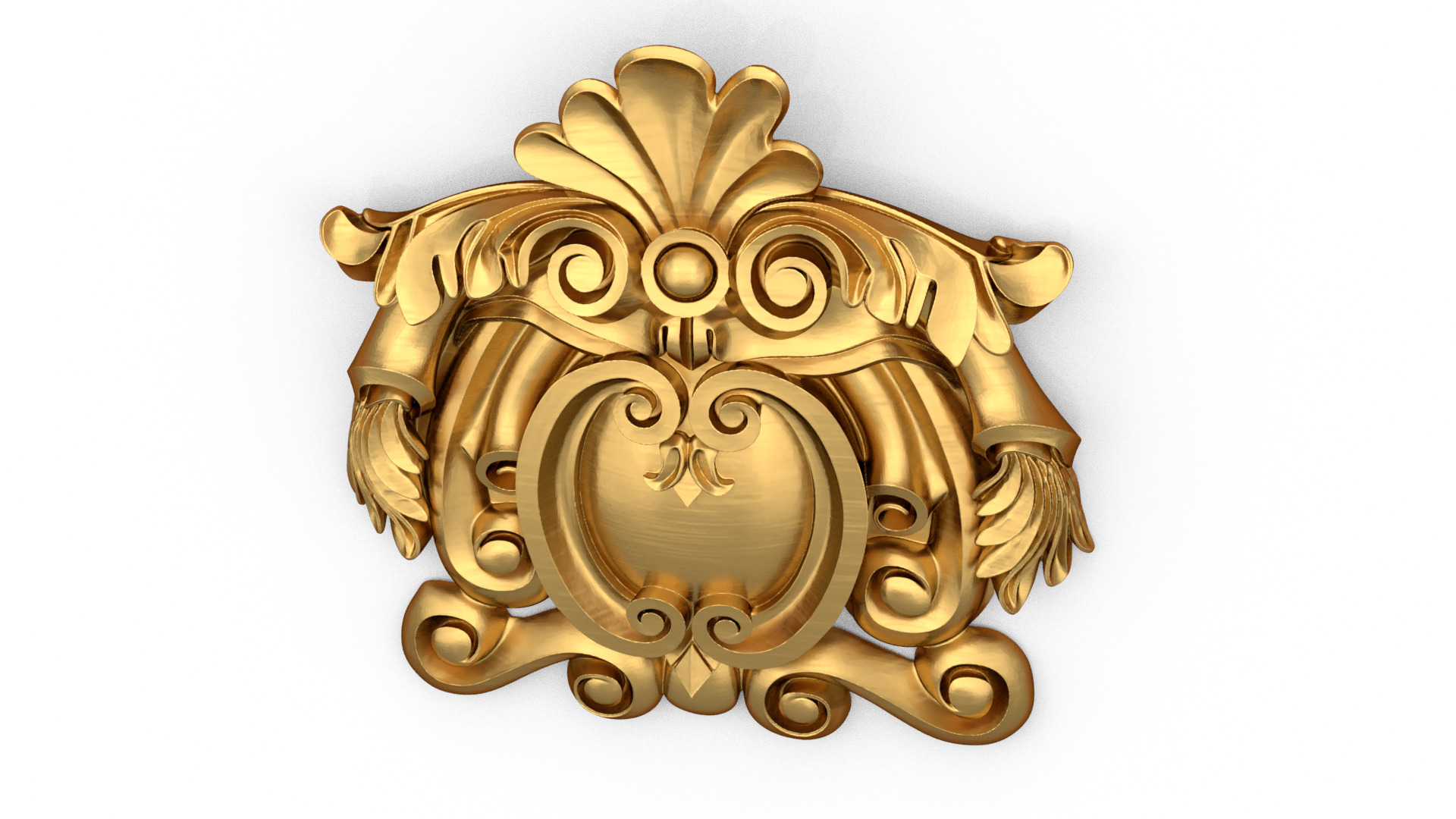 carved classic decorative ornament cnc 3d printing stl 07 3D model_4