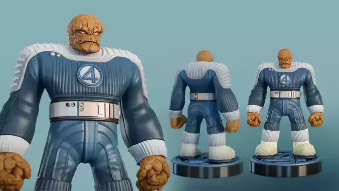 The Thing 2025 Fan Art Fantastic Four First Steps Inspired 3D model The Thing 2025 Fan Art Fantastic Four First Steps Inspired 3D model