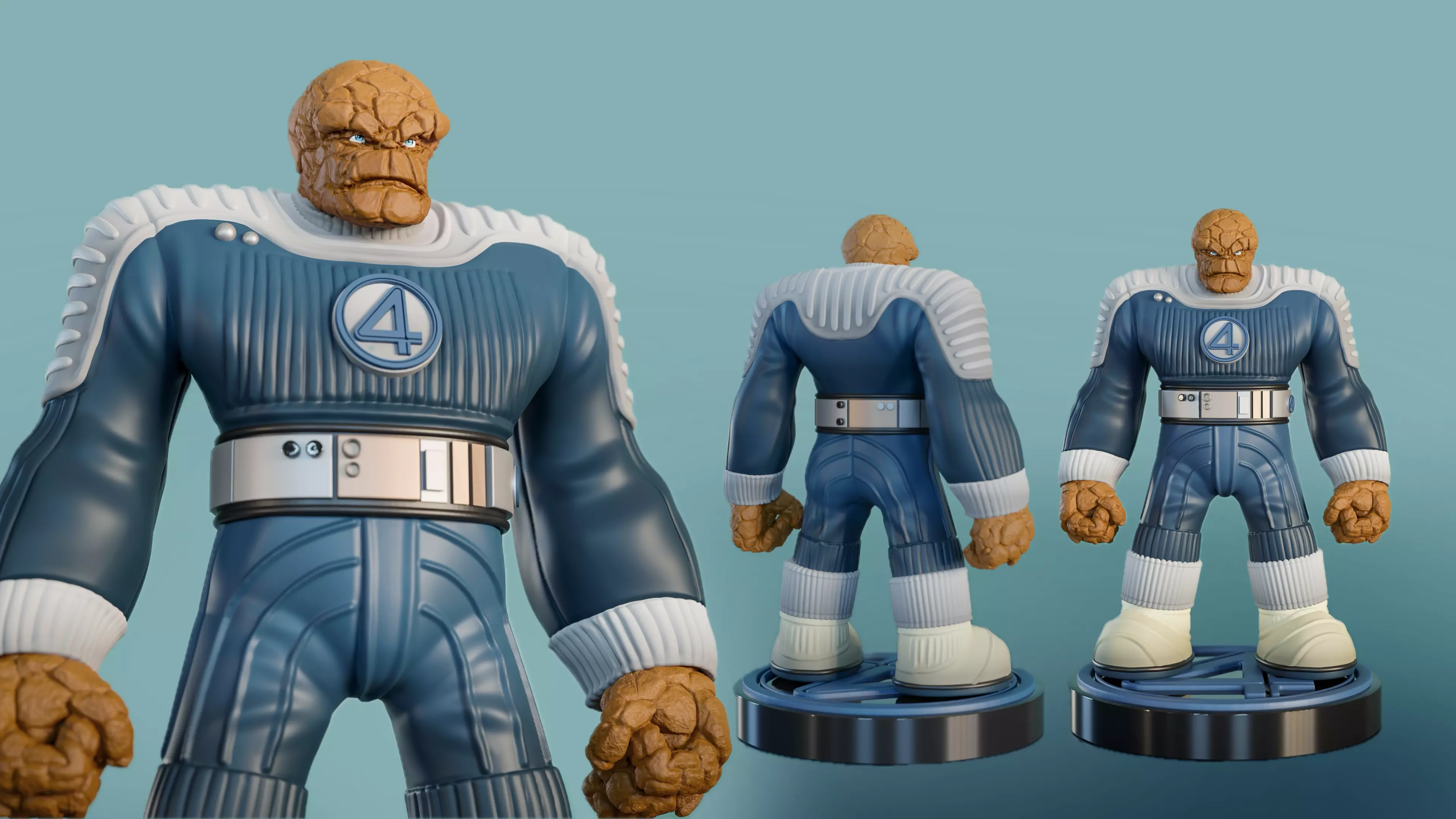 The Thing 2025 Fan Art Fantastic Four First Steps Inspired 3D model_0