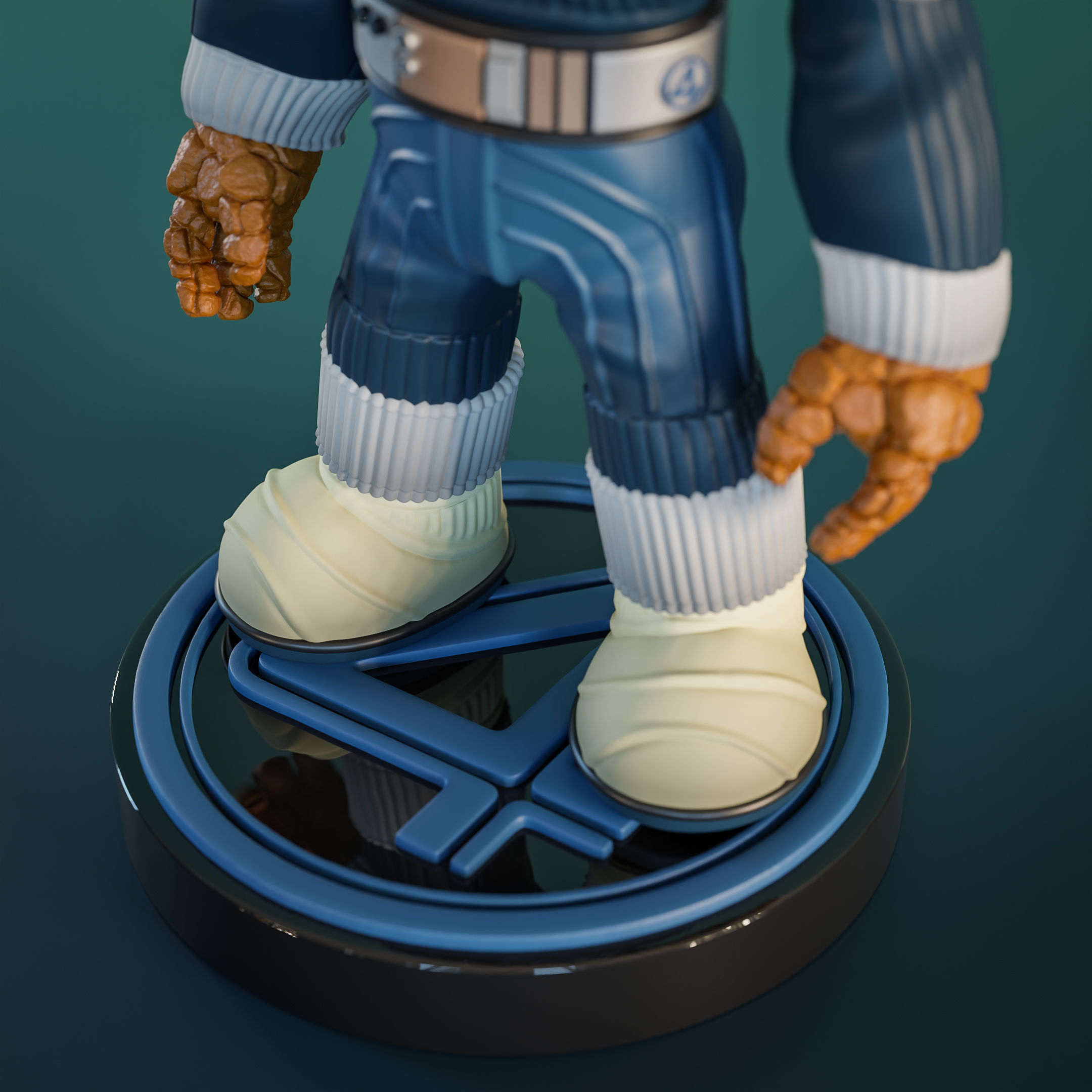 The Thing 2025 Fan Art Fantastic Four First Steps Inspired 3D model_2