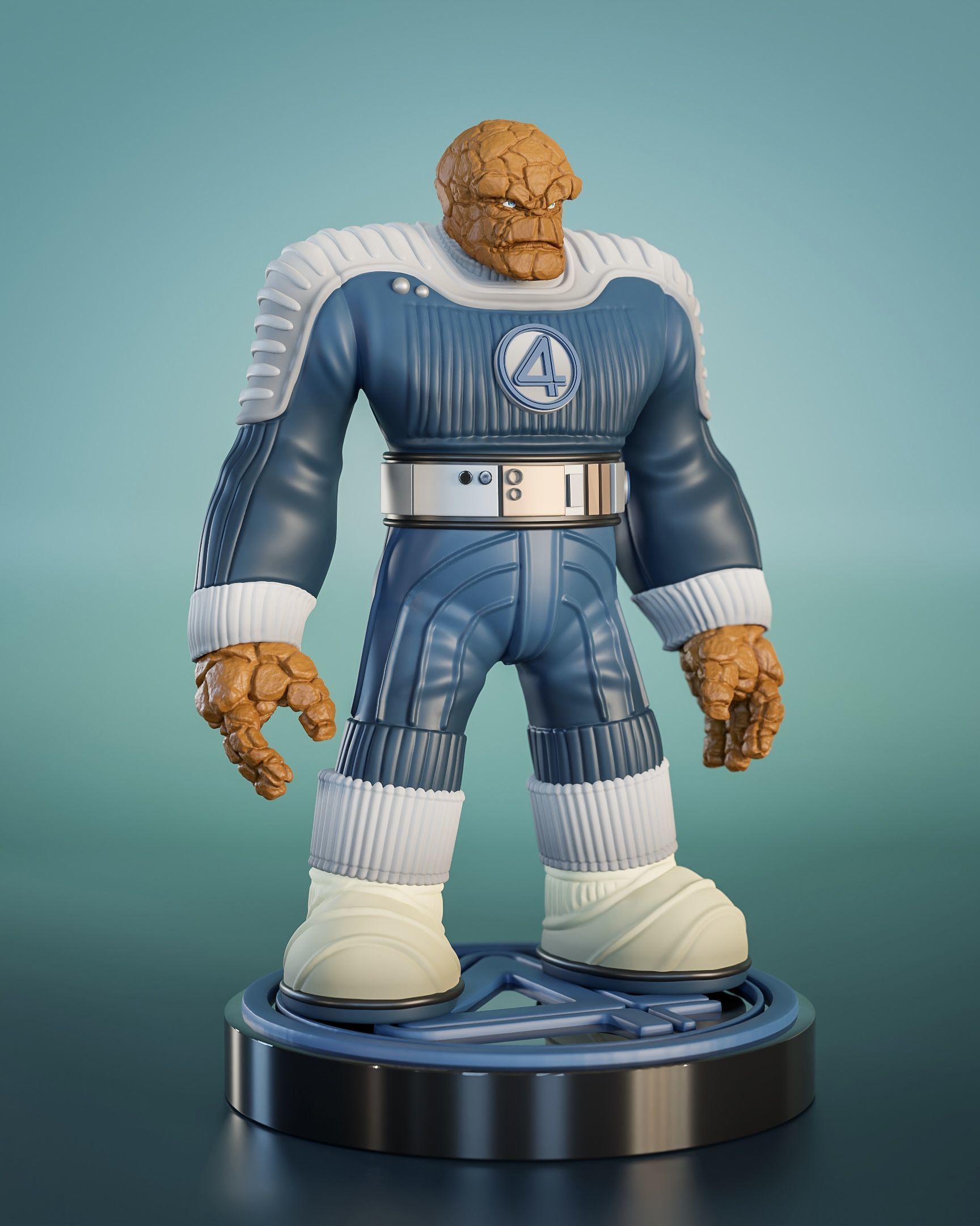 The Thing 2025 Fan Art Fantastic Four First Steps Inspired 3D model_1