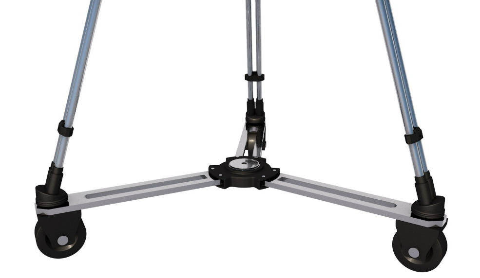 3D TV Studio Camera Pedestal tripod 3D model_3