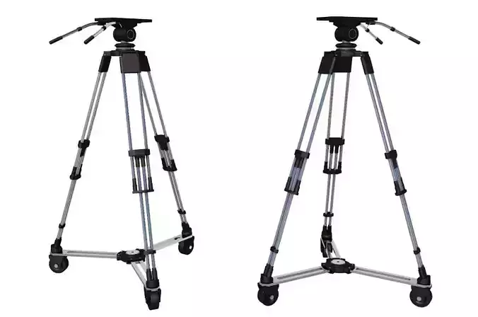 3D TV Studio Camera Pedestal tripod