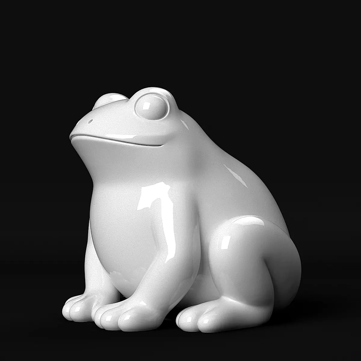 Frog Decorative 3D print model