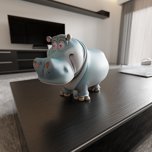 hippo  3D print model
