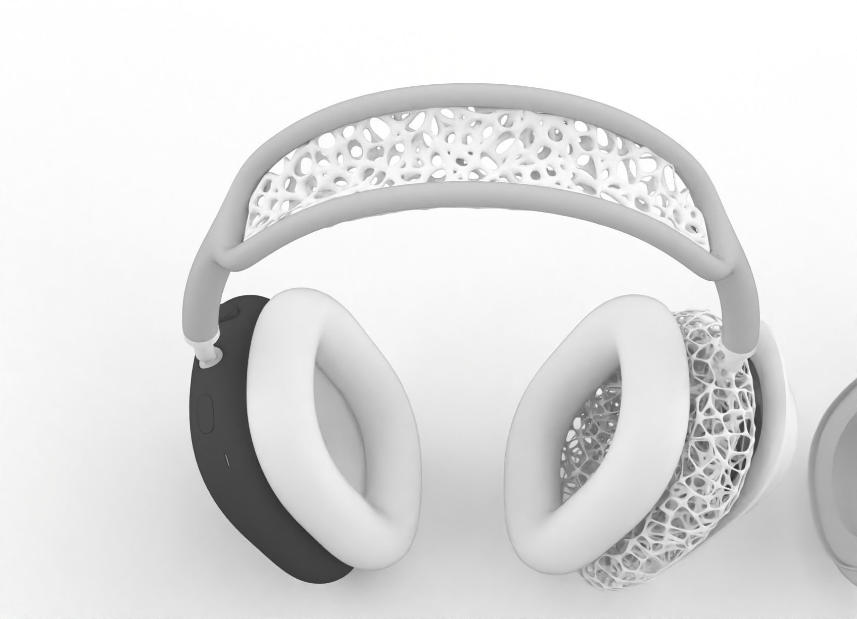 Modular Over-Ear Headset Design 3D model_7