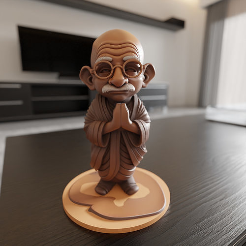 Mahatma Gandhi 3D print model