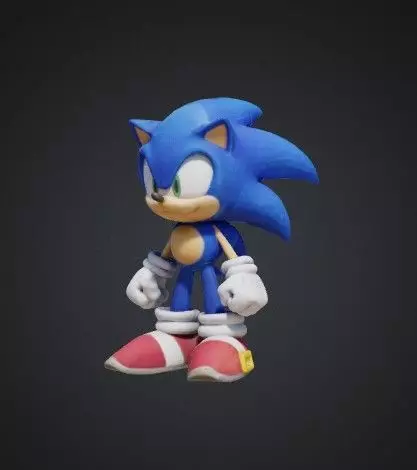 Sonic the hedgedog Free 3D print model_0