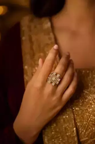 Rajkumari Heritage Crown Ring 3D print model