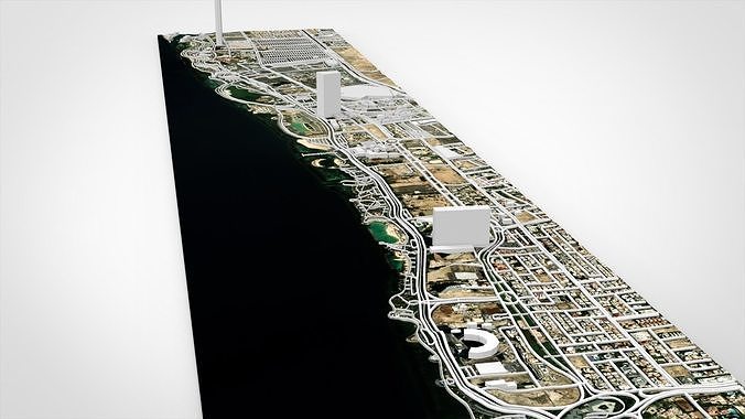 The Jeddah Street Circuit Saudi Arabia 3D model