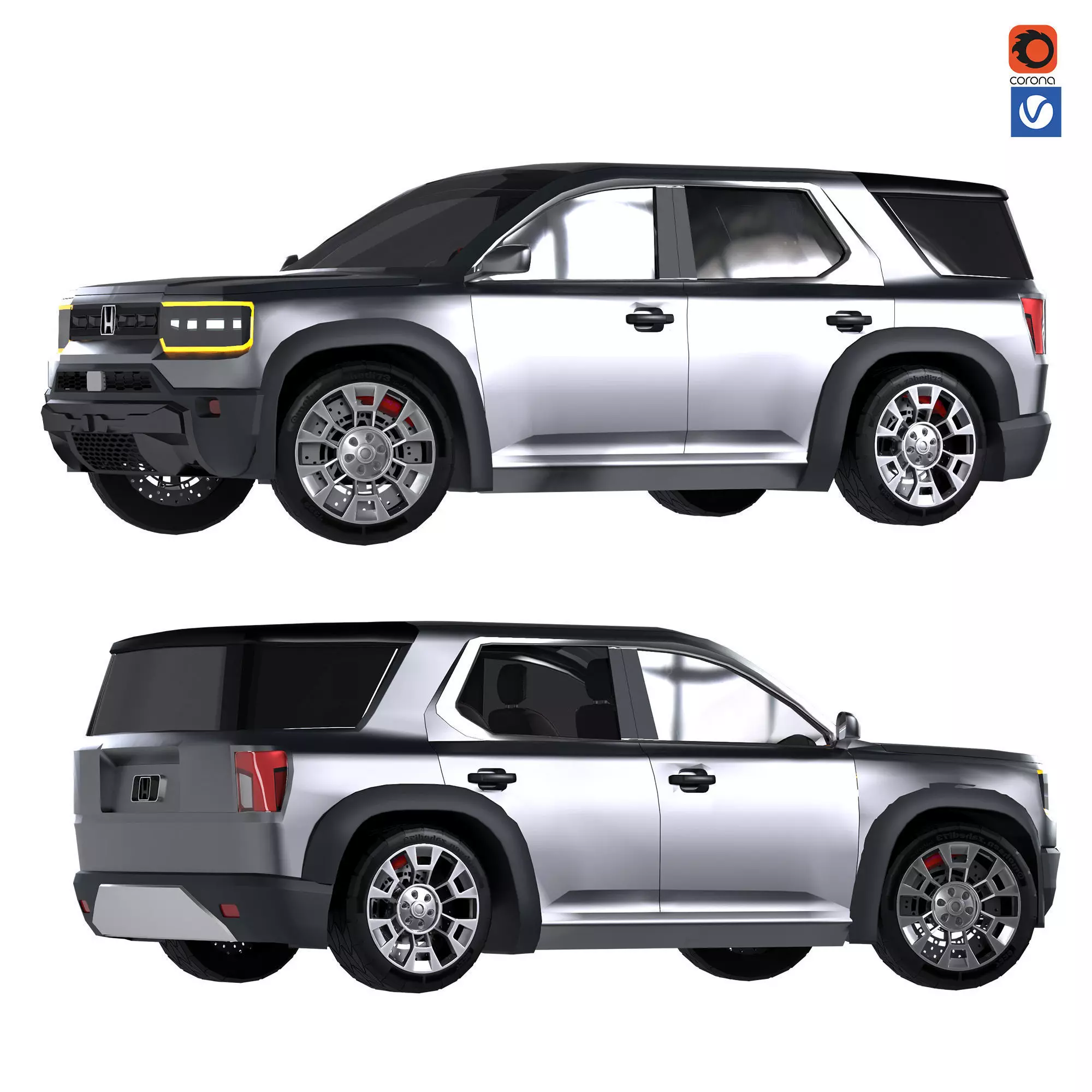 honda passport 2026 3D model
