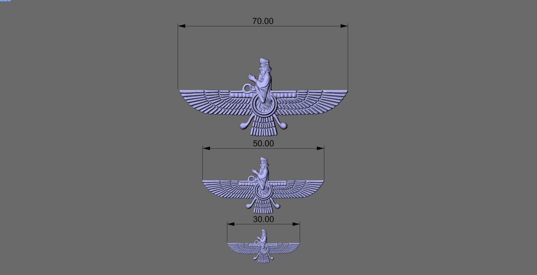 Farvahar 3D print model_3