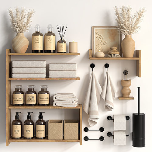 Bathroom accessories 93 3D model
