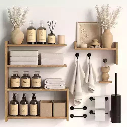 Bathroom accessories 93 3D model
