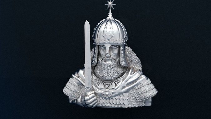 Babak The Conqueror Sculpture 3D print model