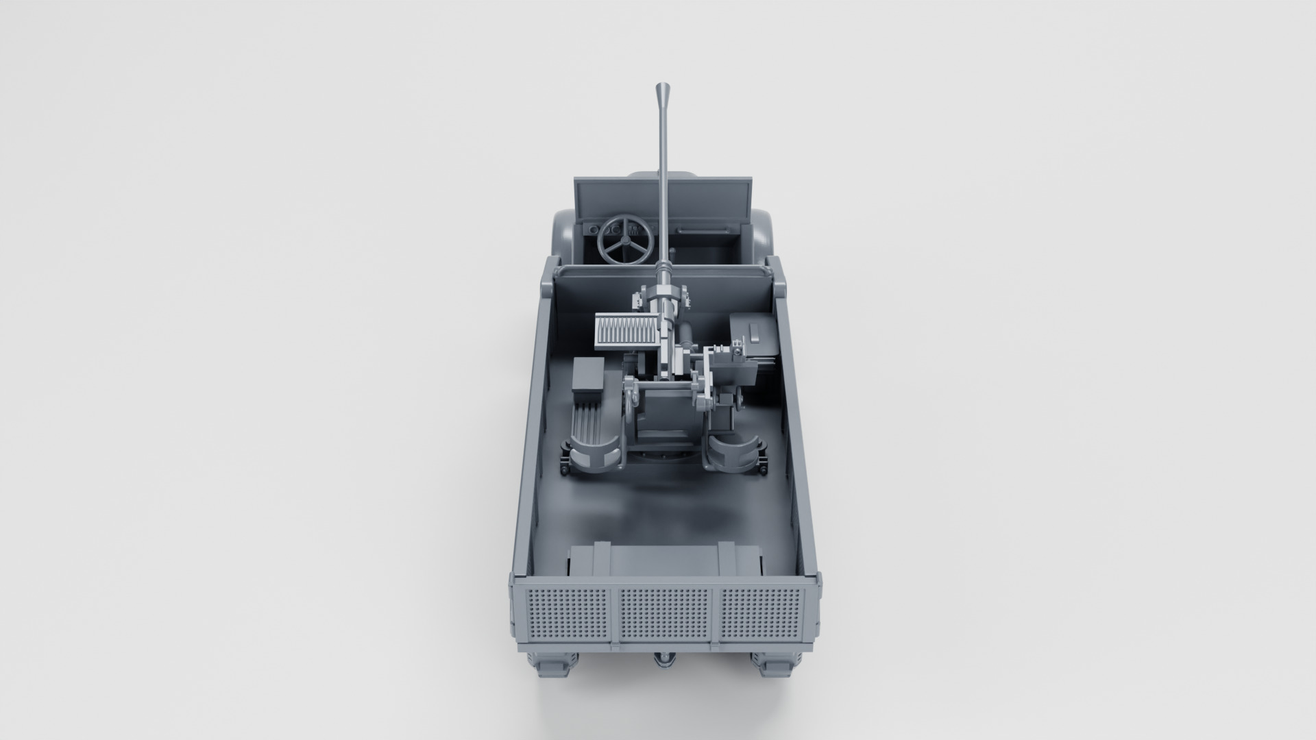 Sd Kfz 6-2 - 37mm Flak 36 Auf 5t Zugkraftwagen 3D print model_9