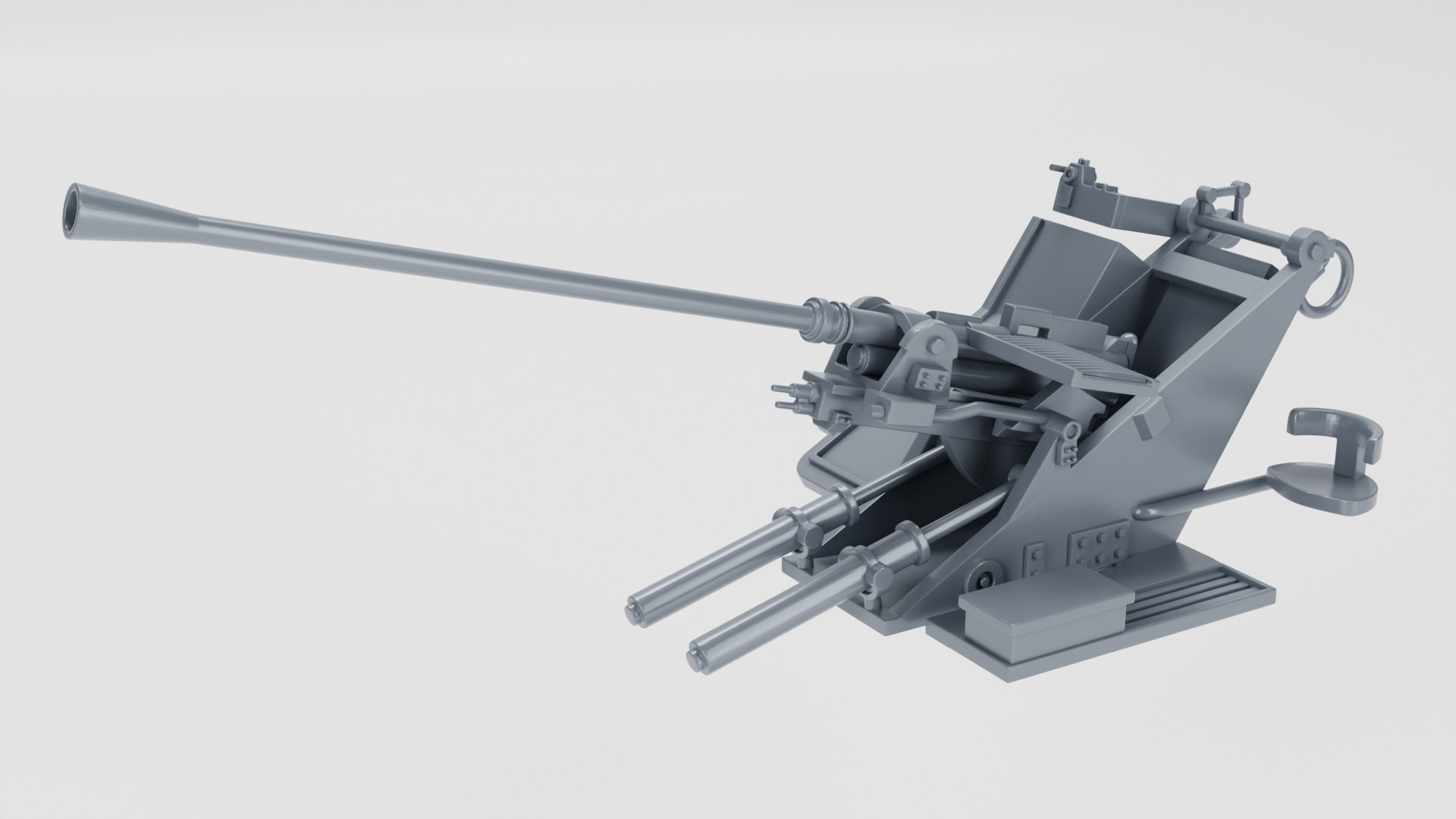 Sd Kfz 6-2 - 37mm Flak 36 Auf 5t Zugkraftwagen 3D print model_12