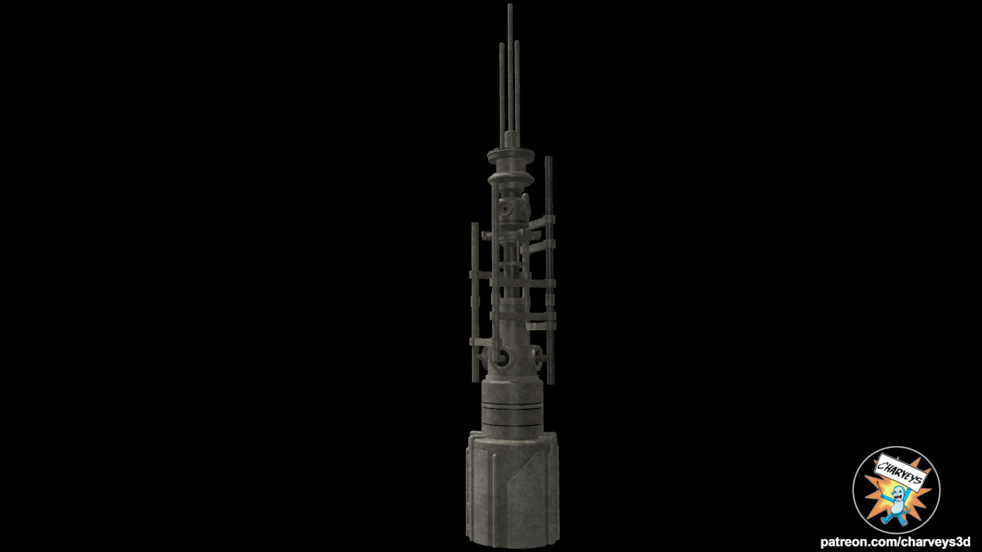  Star Wars Mos Eisley Spire for 4 and 6 inch figures  3D print model_3