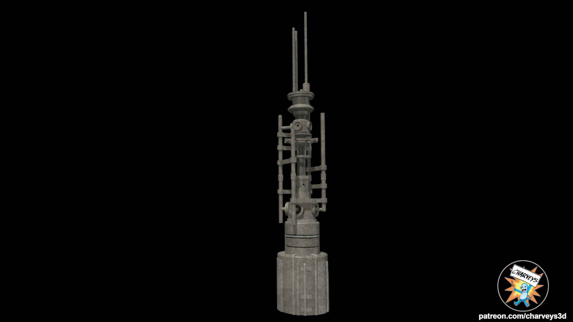  Star Wars Mos Eisley Spire for 4 and 6 inch figures  3D print model_2