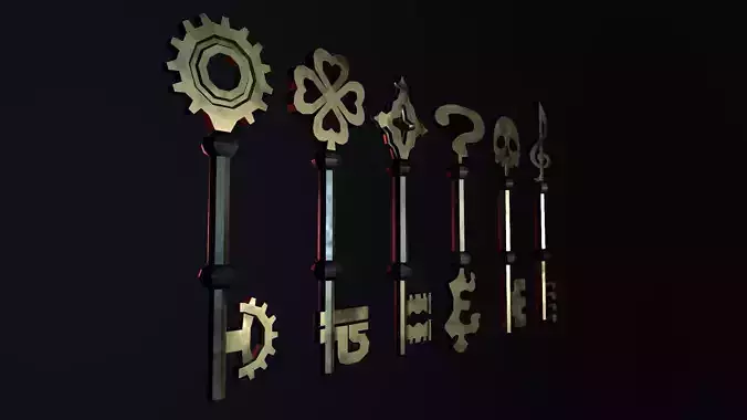 Stylized Fantasy Keys