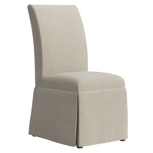 Skirted Dining Side Chair 3D model