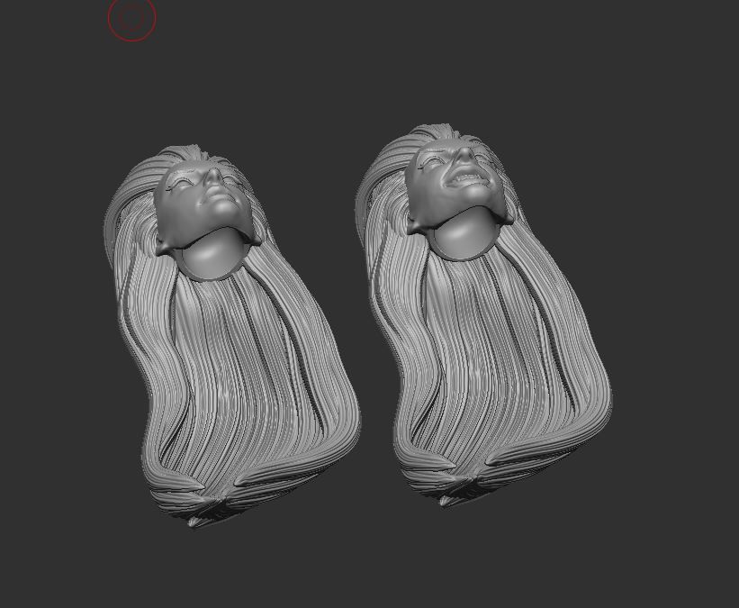 Volcana Headsculpt for Action Figures 3D print model_3