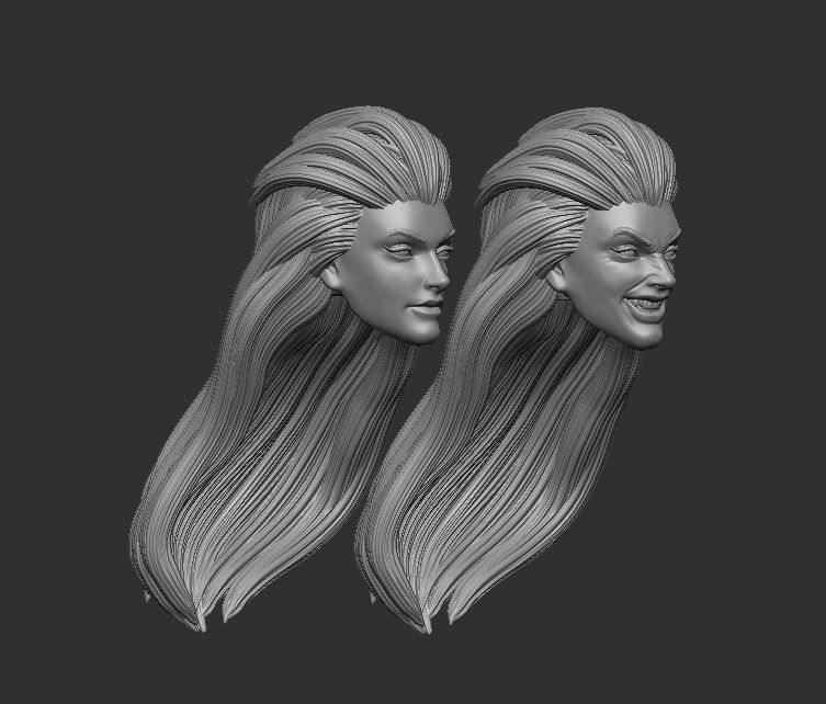 Volcana Headsculpt for Action Figures 3D print model_1