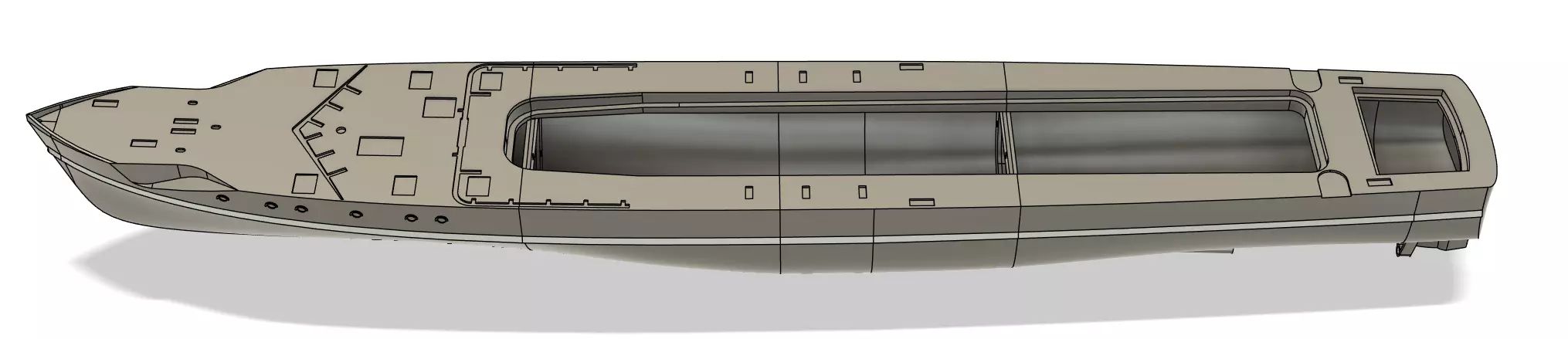 Schnellboot RC Model 1-48 Scale 3D print model_12