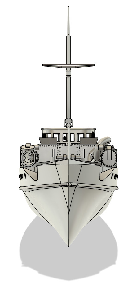 Schnellboot RC Model 1-48 Scale 3D print model_2