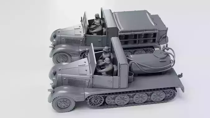 Sd Kfz 11-2 Decontamination and Sd Kfz 11-3 Chemical warfare
