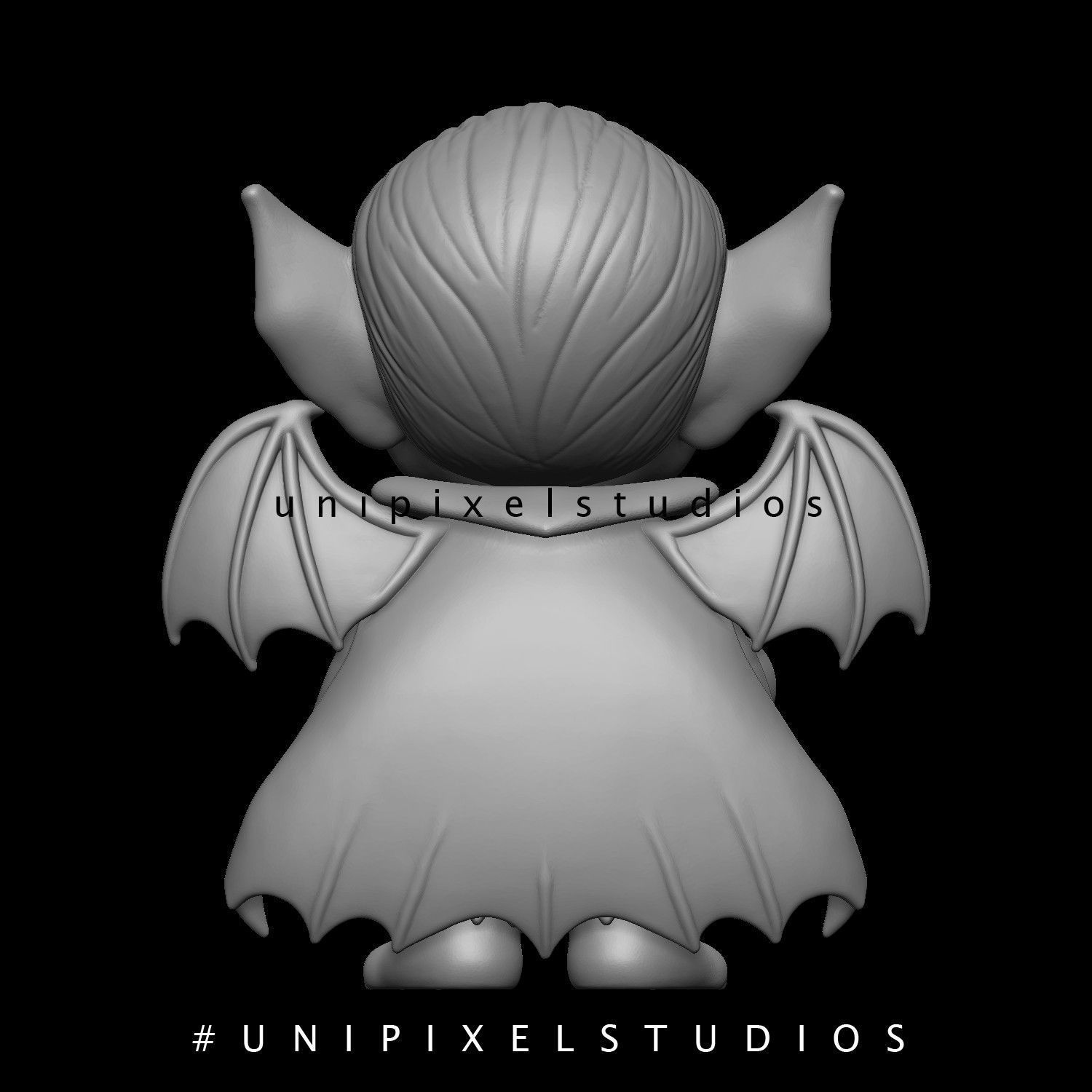 Dracula 3D pirnt STL holloween 3D print model_4