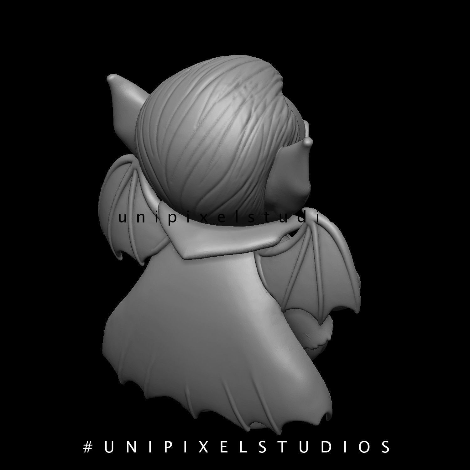 Dracula 3D pirnt STL holloween 3D print model_5