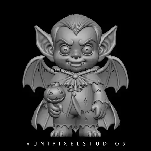 Dracula 3D pirnt STL holloween 3D print model