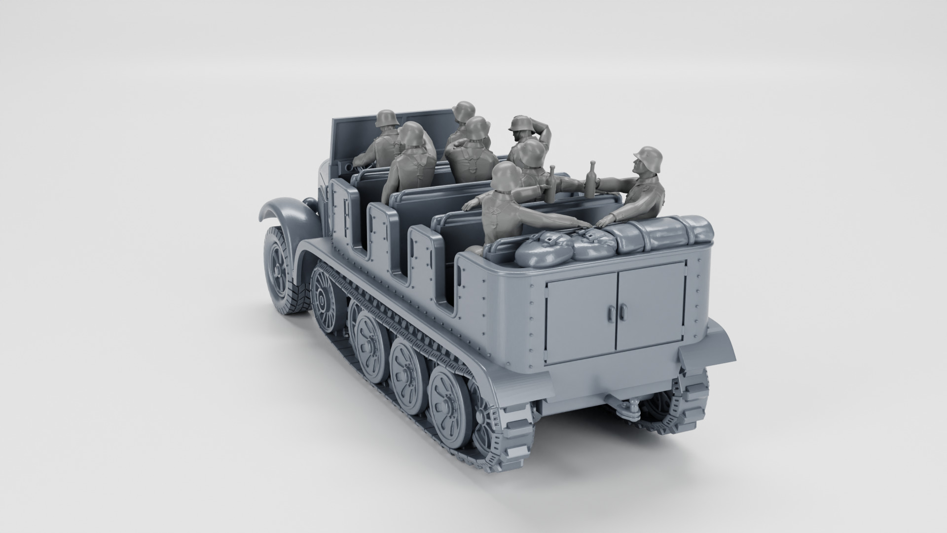 Sd Kfz 6 Zugkraftwagen 5t 3D print model_5
