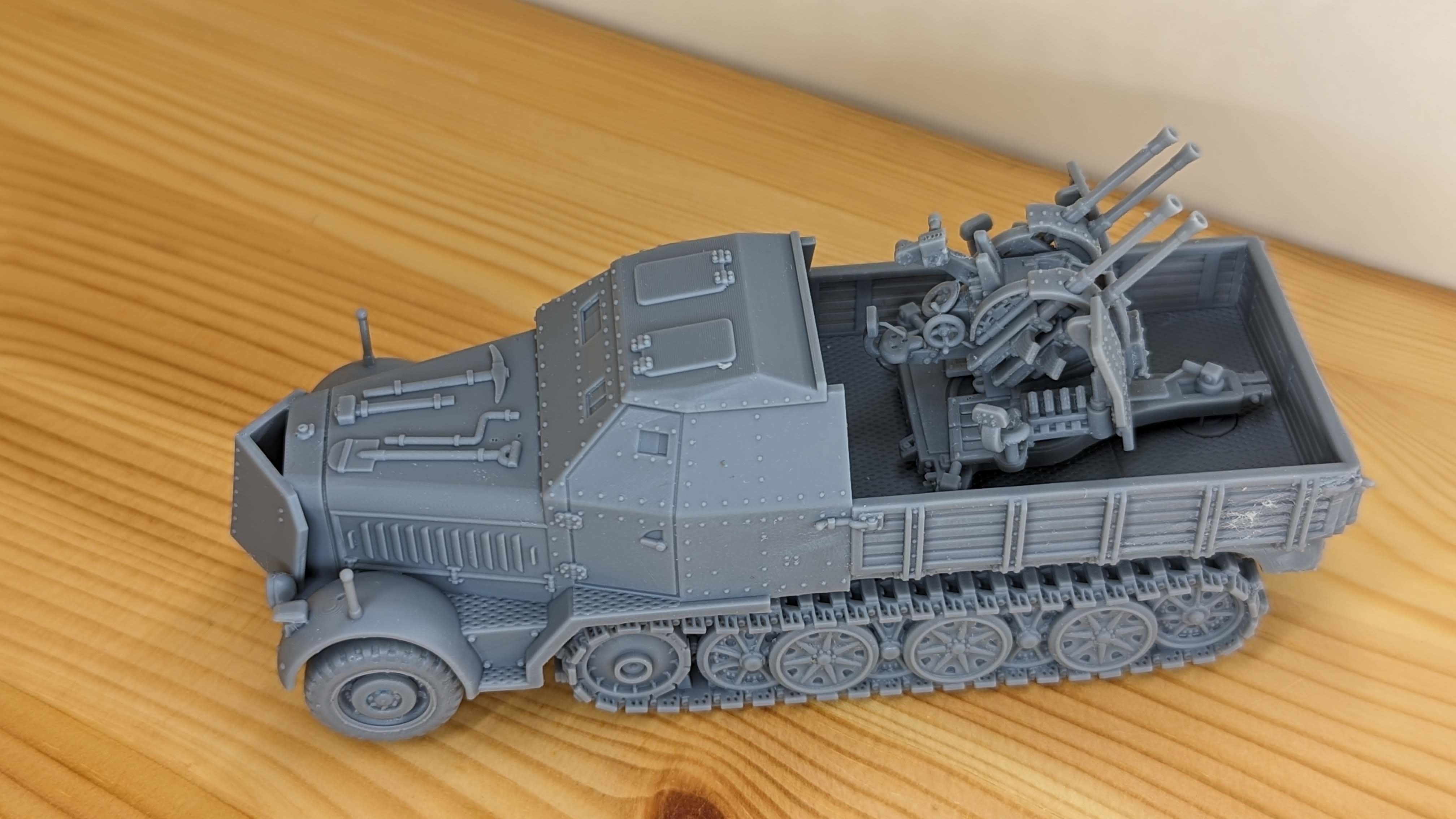 Sd Kfz 7-1 with 20mm Flakvierling 38 3D print model_21