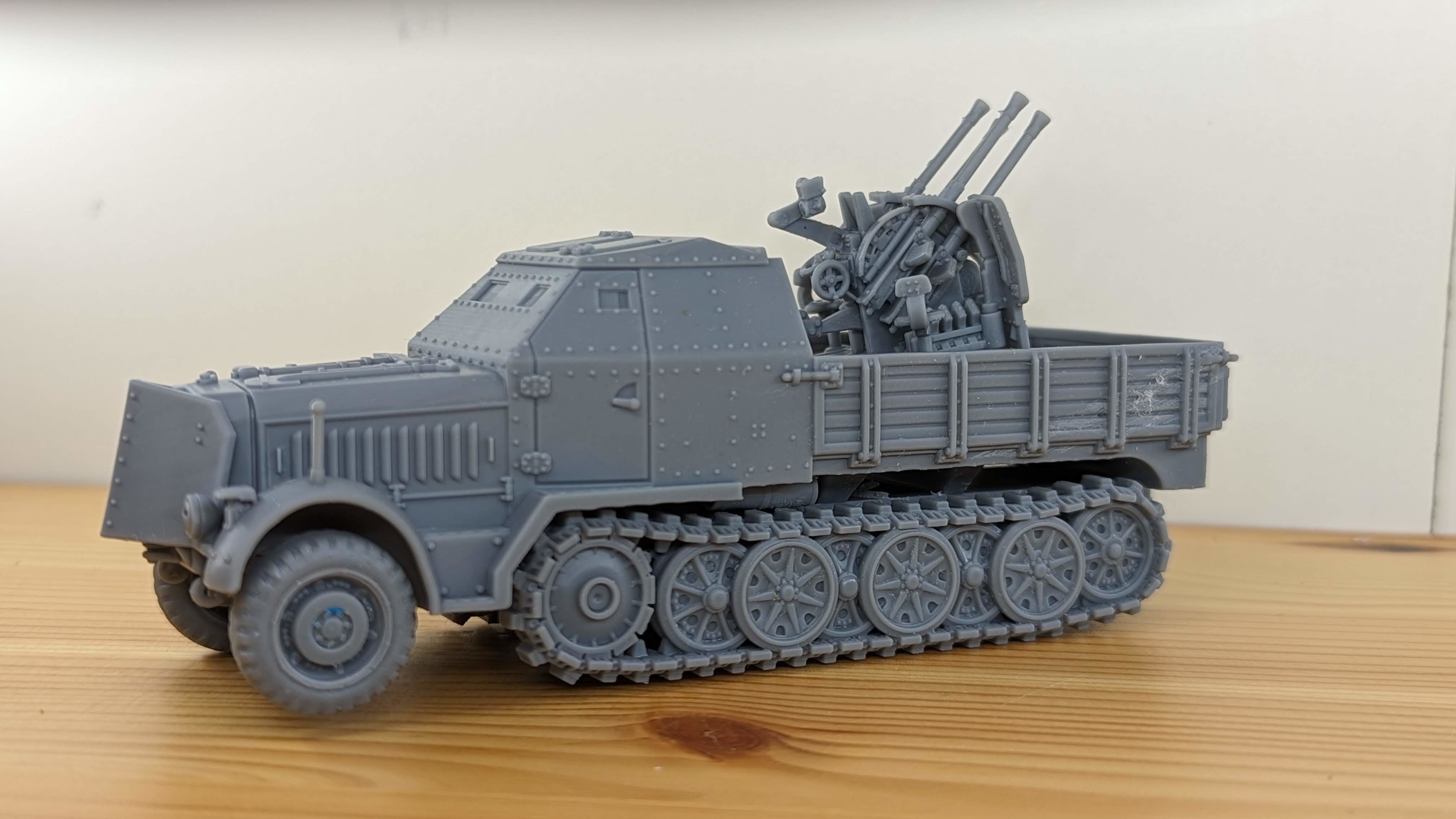 Sd Kfz 7-1 with 20mm Flakvierling 38 3D print model_20