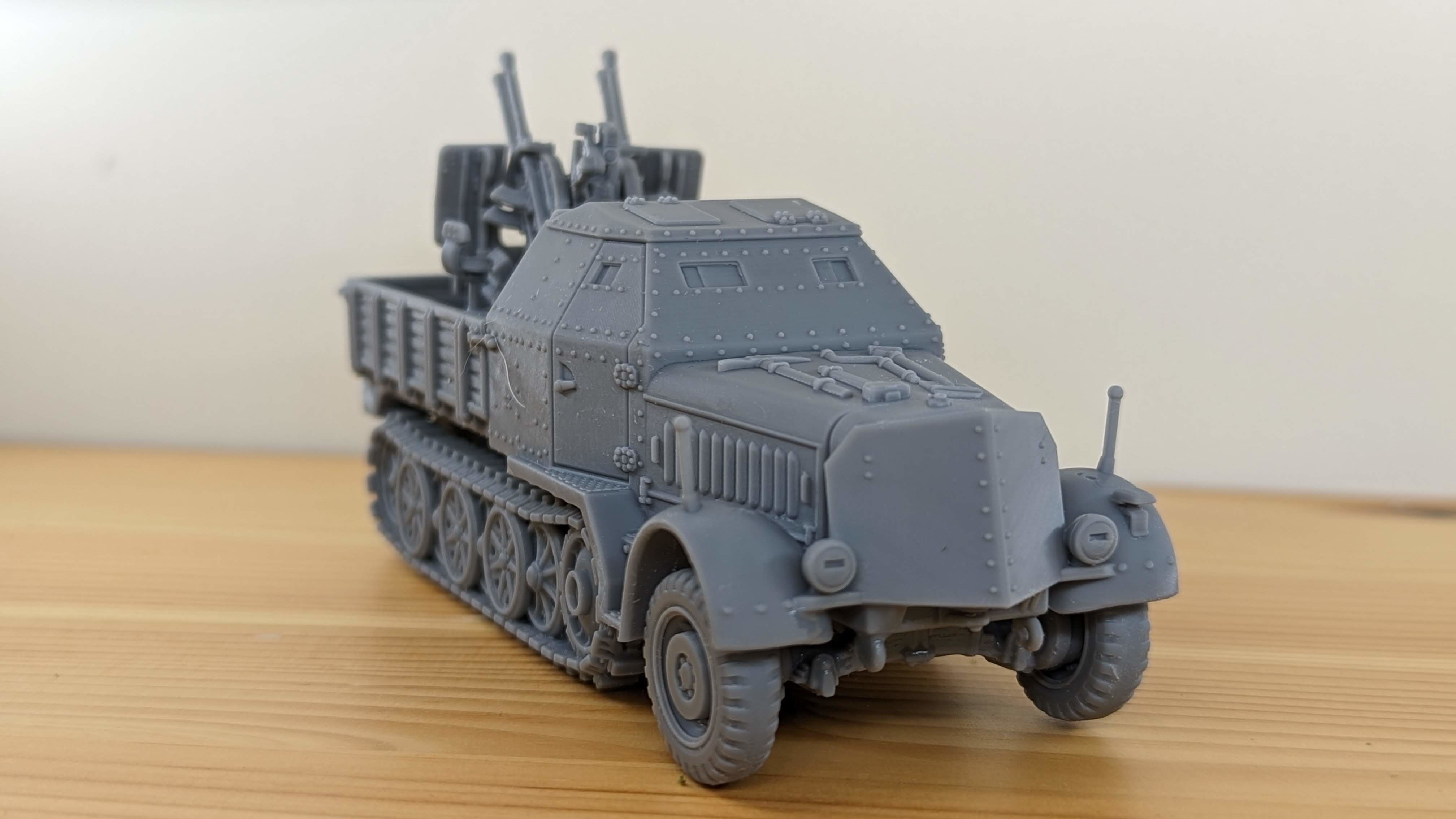 Sd Kfz 7-1 with 20mm Flakvierling 38 3D print model_23