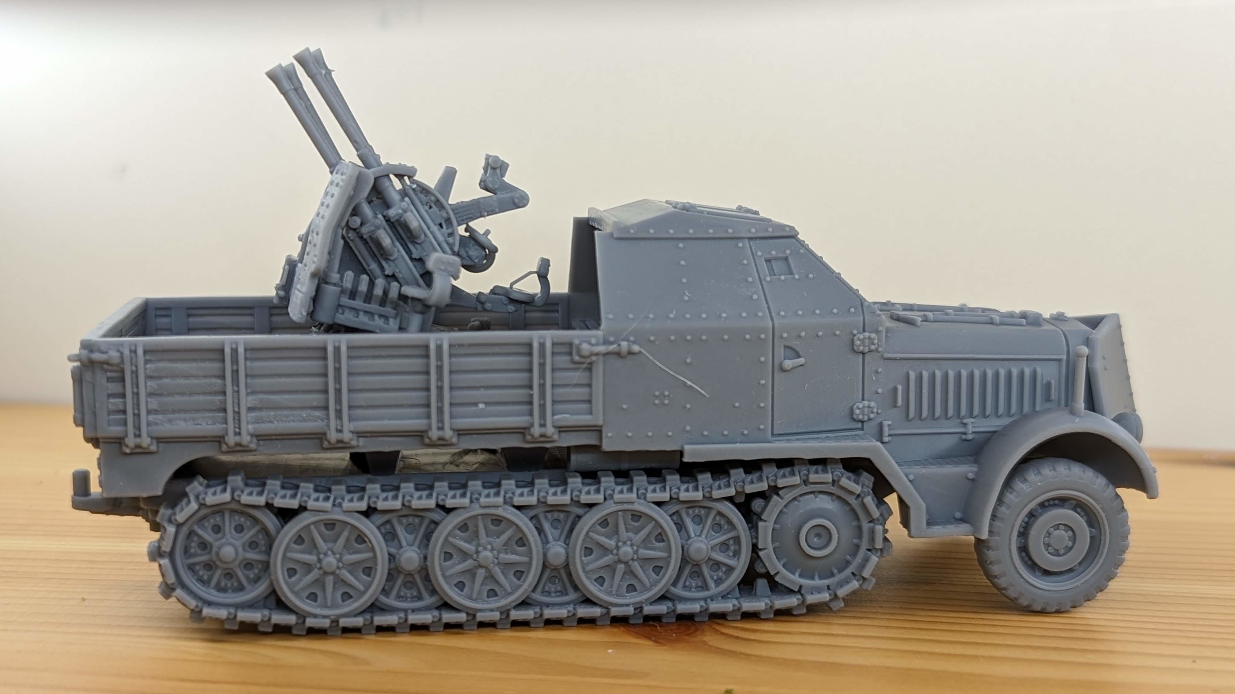 Sd Kfz 7-1 with 20mm Flakvierling 38 3D print model_22