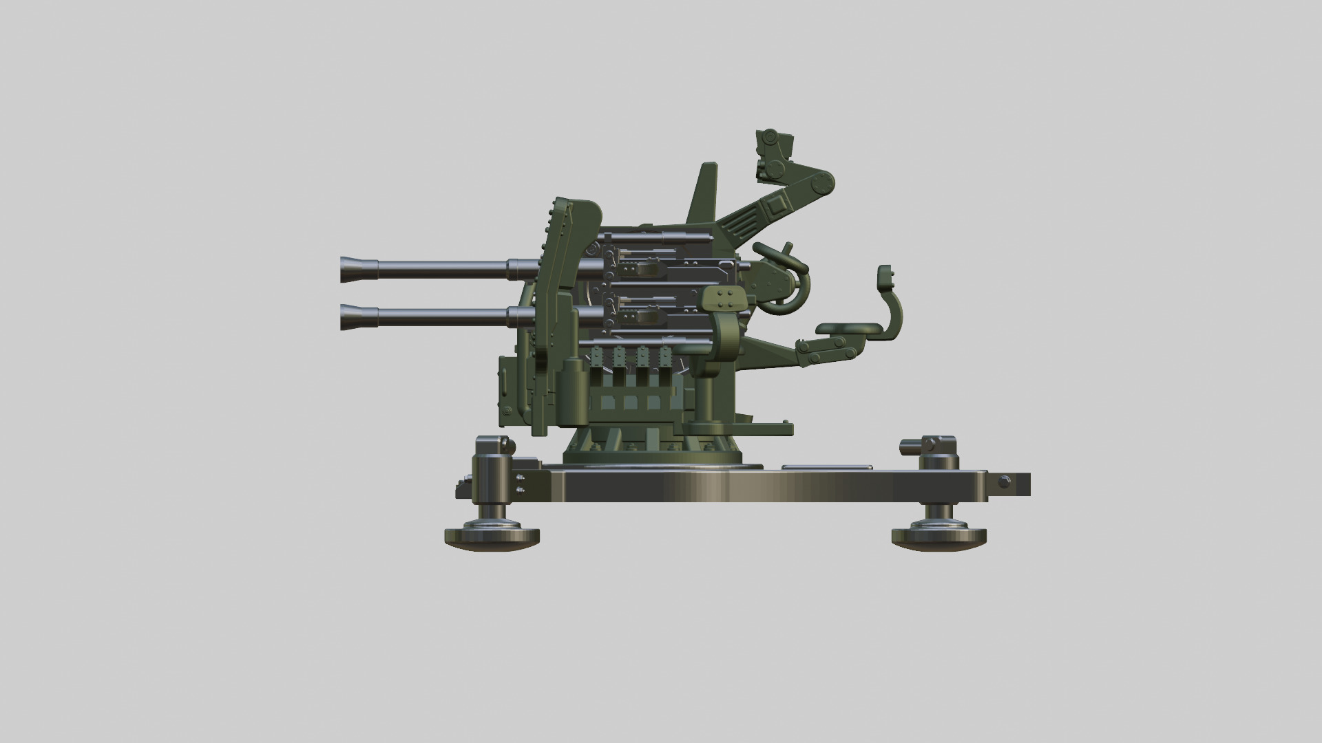 Sd Kfz 7-1 with 20mm Flakvierling 38 3D print model_7